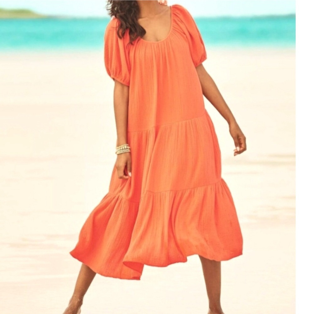 NWT Lilly Pulitzer Zemini maxi coverup dress S